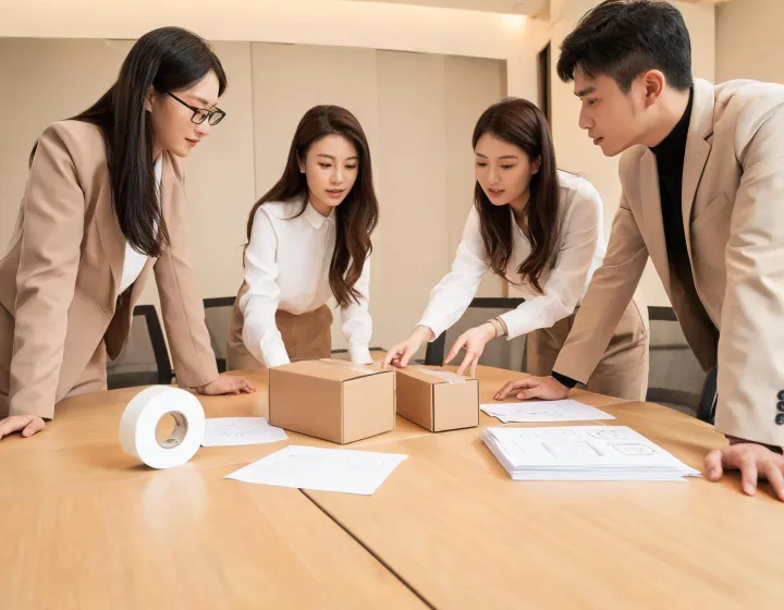 Procurement team comparing tape packaging and requirement notes